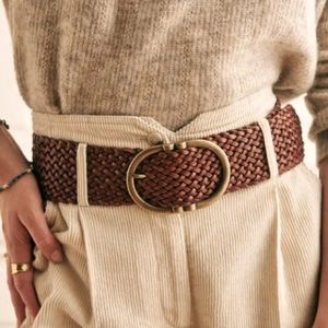 Fétiche belt leather Sézane 80